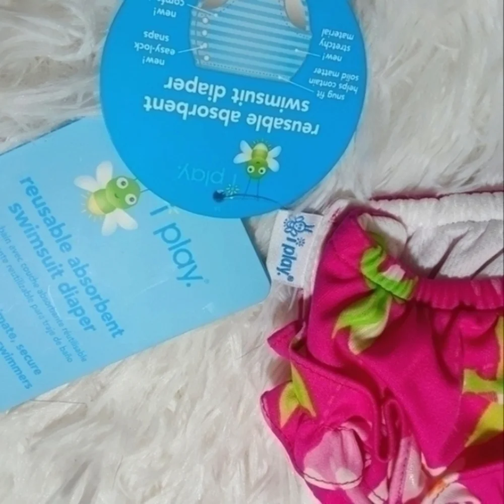 I Play Reusable Absorbant Swimsuit Diaper-6 Months